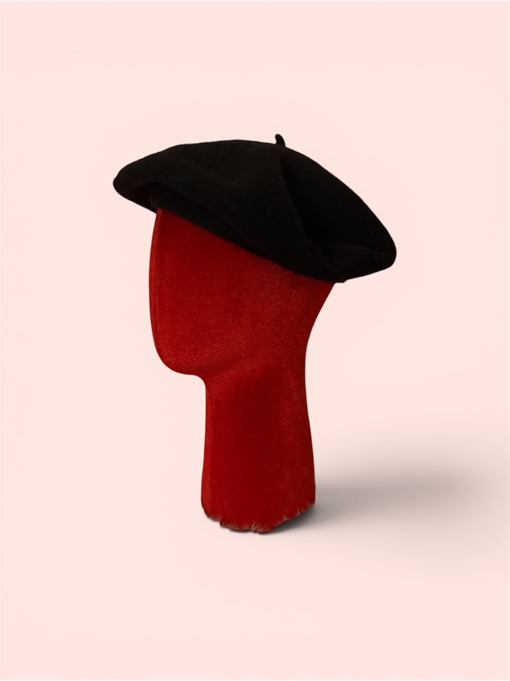 Classic Black Wool Beret - Women Accessories